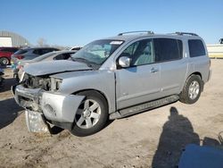 Salvage cars for sale at Wichita, KS auction: 2005 Nissan Armada SE