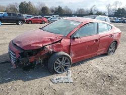 Salvage cars for sale at Madisonville, TN auction: 2018 Hyundai Elantra SEL