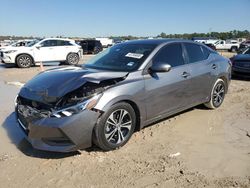 Salvage cars for sale at Houston, TX auction: 2022 Nissan Sentra SV