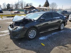 Salvage cars for sale at Denver, CO auction: 2012 Toyota Camry Base