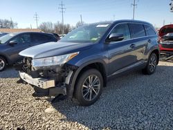 Salvage cars for sale at Columbus, OH auction: 2019 Toyota Highlander SE