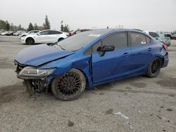 Salvage cars for sale from Copart Rancho Cucamonga, CA: 2014 Honda Civic LX