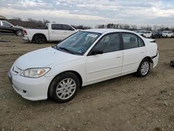 Salvage cars for sale at Windsor, NJ auction: 2005 Honda Civic LX