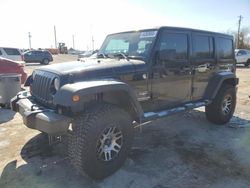 Salvage cars for sale at Oklahoma City, OK auction: 2013 Jeep Wrangler Unlimited Sahara