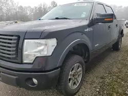 Ford f150 Supercrew salvage cars for sale: 2012 Ford F150 Supercrew