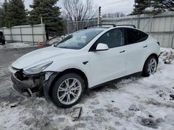 Salvage cars for sale at Albany, NY auction: 2021 Tesla Model Y