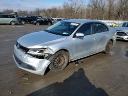 Salvage cars for sale at Ellwood City, PA auction: 2012 Volkswagen Jetta SE