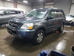 Salvage cars for sale at Elgin, IL auction: 2005 Honda Pilot EX