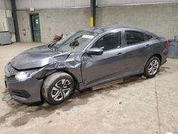 Salvage cars for sale at Chalfont, PA auction: 2018 Honda Civic LX