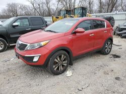 Salvage cars for sale at Franklin, WI auction: 2013 KIA Sportage EX