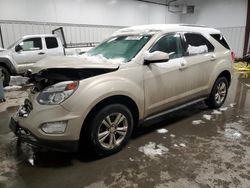 Salvage cars for sale at Windham, ME auction: 2016 Chevrolet Equinox LT