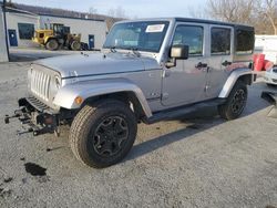 Salvage cars for sale at Grantville, PA auction: 2016 Jeep Wrangler Unlimited Sahara