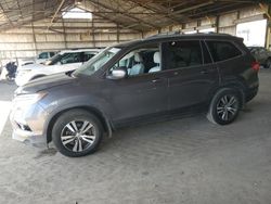 Honda salvage cars for sale: 2016 Honda Pilot Exln