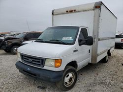 Salvage trucks for sale at Haslet, TX auction: 2006 Ford Econoline E350 Super Duty Cutaway Van