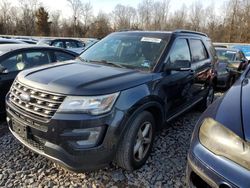 Salvage cars for sale at Hillsborough, NJ auction: 2017 Ford Explorer XLT