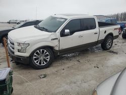 Salvage cars for sale at Wayland, MI auction: 2017 Ford F150 Supercrew