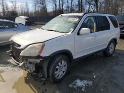 Salvage cars for sale at Waldorf, MD auction: 2006 Honda CR-V SE