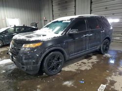 Salvage cars for sale at Franklin, WI auction: 2013 Ford Explorer Sport