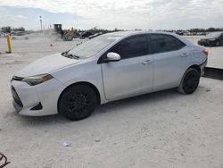 Toyota Corolla salvage cars for sale: 2017 Toyota Corolla L