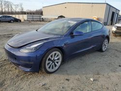 Salvage cars for sale at Spartanburg, SC auction: 2022 Tesla Model 3