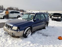 Subaru salvage cars for sale: 2002 Subaru Forester S