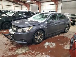 Salvage cars for sale at Lansing, MI auction: 2015 Subaru Legacy 2.5I Limited