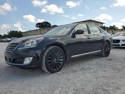 Salvage cars for sale from Copart Opa Locka, FL: 2016 Hyundai Equus Signature