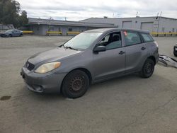 Salvage cars for sale at Martinez, CA auction: 2006 Toyota Corolla Matrix XR