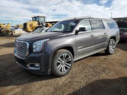 Salvage cars for sale at Brighton, CO auction: 2018 GMC Yukon XL Denali