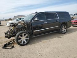 Salvage cars for sale at Amarillo, TX auction: 2017 Cadillac Escalade ESV Premium Luxury