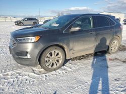 Carros salvage a la venta en subasta: 2019 Ford Edge Titanium