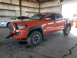 Toyota salvage cars for sale: 2018 Toyota Tacoma Double Cab