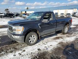 Salvage cars for sale at Woodhaven, MI auction: 2022 Ford F150