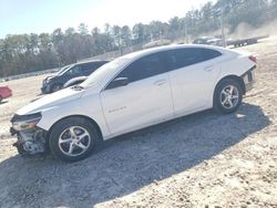 Salvage cars for sale at Ellenwood, GA auction: 2018 Chevrolet Malibu LS