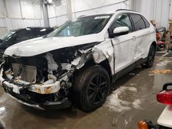 Salvage cars for sale at Wayland, MI auction: 2017 Ford Edge SEL