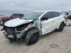 Salvage cars for sale at Houston, TX auction: 2021 Nissan Murano Platinum