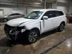 Salvage cars for sale at York Haven, PA auction: 2020 Mitsubishi Outlander SE