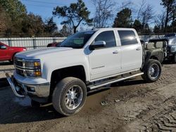 Salvage cars for sale at Hampton, VA auction: 2015 Chevrolet Silverado K1500 LT