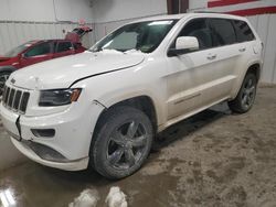 Salvage cars for sale at Windham, ME auction: 2015 Jeep Grand Cherokee Overland