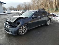 Salvage cars for sale at East Granby, CT auction: 2010 Infiniti G37