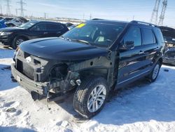 Salvage cars for sale from Copart Elgin, IL: 2014 Ford Explorer XLT