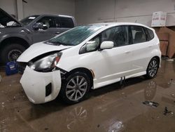 Salvage cars for sale at Elgin, IL auction: 2012 Honda FIT Sport