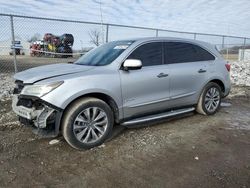 Salvage cars for sale at Cicero, IN auction: 2014 Acura MDX Technology