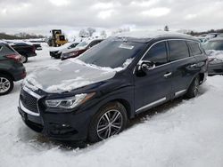 Salvage cars for sale at West Warren, MA auction: 2018 Infiniti QX60