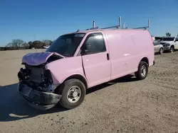 Chevrolet salvage cars for sale: 2020 Chevrolet Express G2500