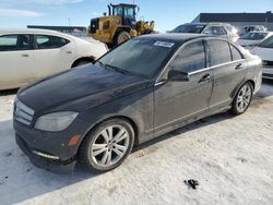 Salvage cars for sale at Nisku, AB auction: 2011 Mercedes-Benz C 300 4matic