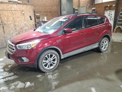 Salvage cars for sale at Ebensburg, PA auction: 2018 Ford Escape SE