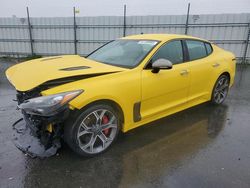 Salvage cars for sale at Antelope, CA auction: 2018 KIA Stinger GT