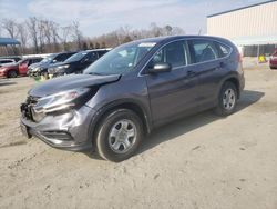 Salvage cars for sale at Spartanburg, SC auction: 2016 Honda CR-V LX