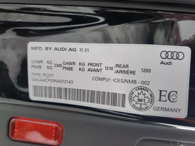 2022 Audi S5 Premium